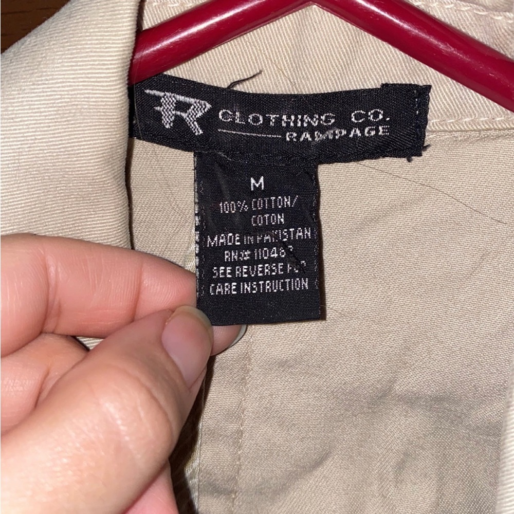 Khaki Jean Jacket - Picture 2 of 8